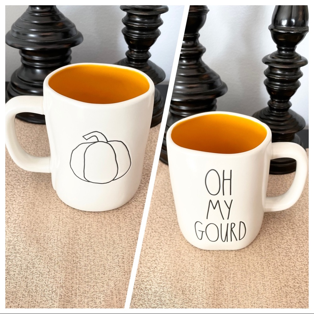 🆕Rae Dunn OH MY GOURD Ceramic Mug